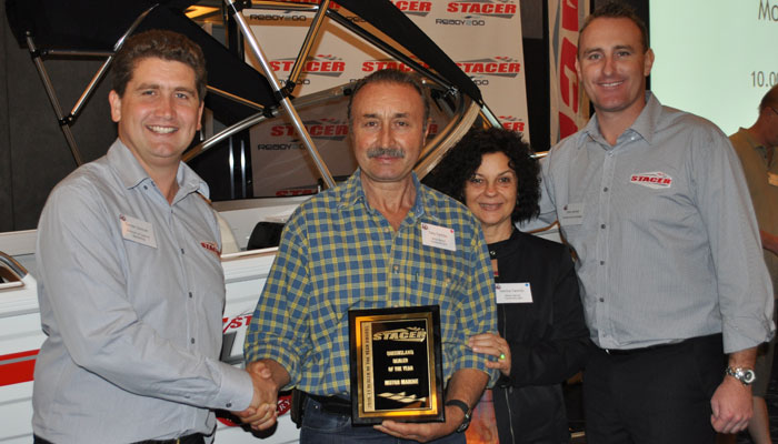 Stacer Queensland Dealer of the Year award winner - Motor Marine